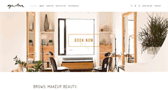 Desktop Screenshot of eyelovebeautybar.com